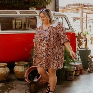 ASOS curve oversized mini dress